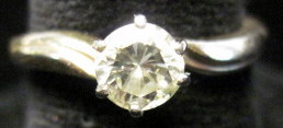 Appraisal: Lady's karat yellow gold diamond ring Approximately carat round cut