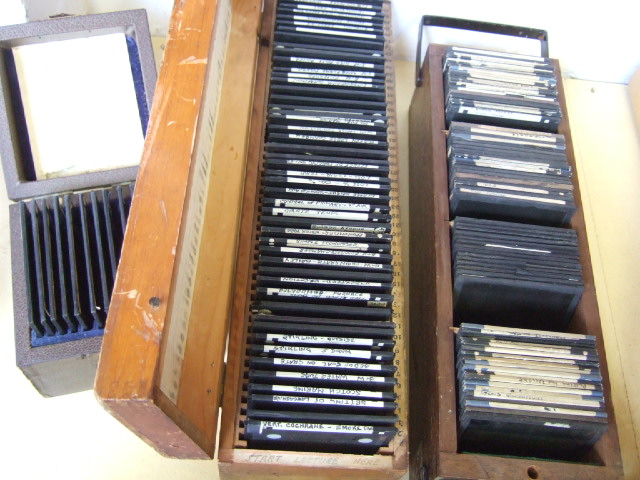 Appraisal: A quantity of three inch glass lantern slides including geographical