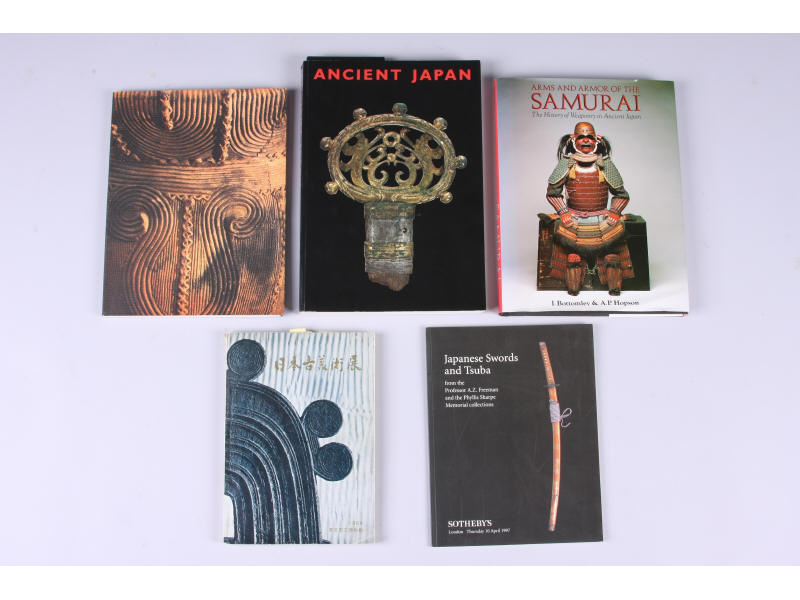 Appraisal: Five Japanese Art Books as follows Japanese Swords and Tsuba