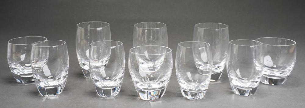 Appraisal: Set of Lalique Crystal Drinking Glasses Three sizes