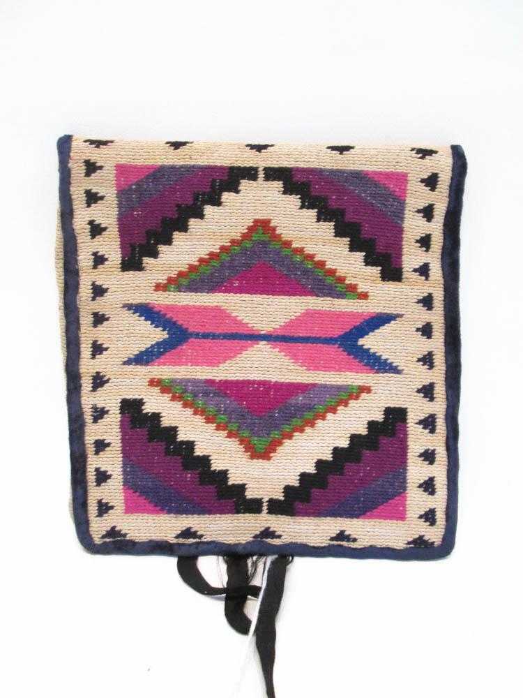 Appraisal: NORTHWEST NATIVE AMERICAN NEZ PERCE CORN HUSK BAG decorated with