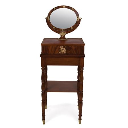 Appraisal: Louis Philippe Gilt-Bronze Mounted Mahogany Table de Toillette Estimate -