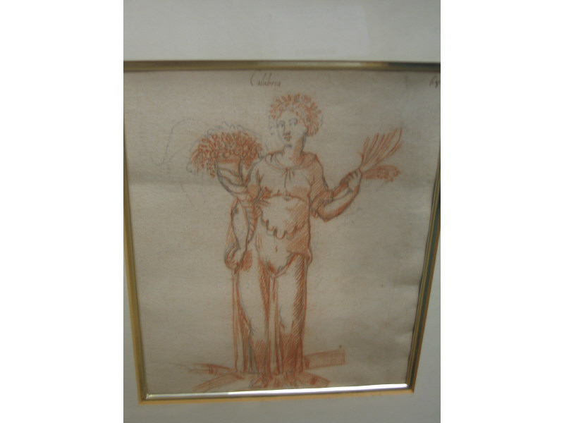 Appraisal: ITALIAN SCHOOL TH CENTURY PUGLIA and CALABRIA allegorical representations of