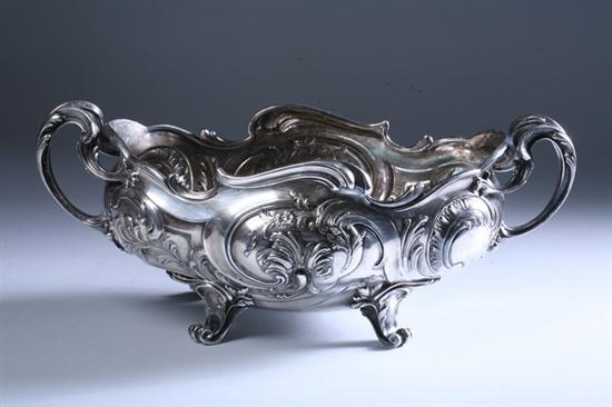 Appraisal: FRENCH STERLING SILVER CENTERBOWL late th century H nin Cie