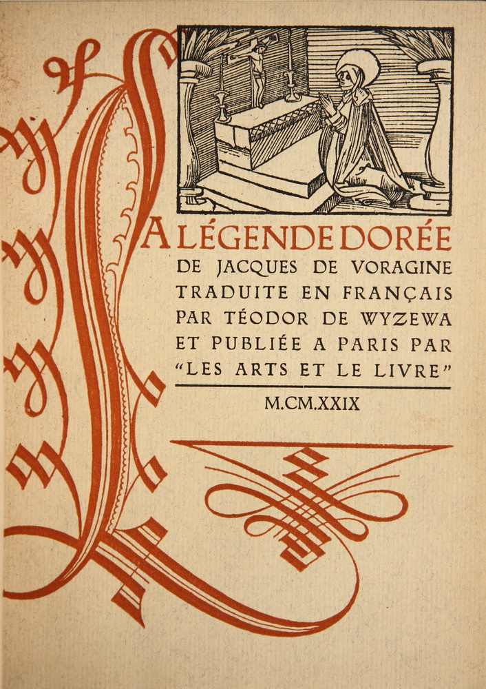 Appraisal: VOL SET LTD ED FRENCH LIT - De Voragine Jacques