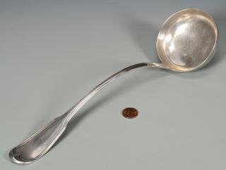 Appraisal: Hyde Goodrich Coin Silver Ladle New Orleans New Orleans Louisiana