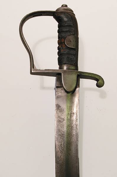 Appraisal: A British trooper's light cavalry saber of type Curved inch