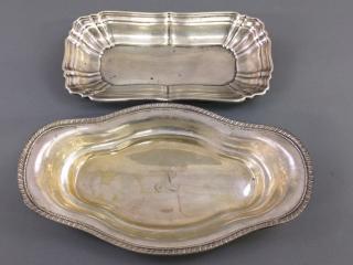 Appraisal: Sterling silver bread tray by Gorham in the Chippendale pattern