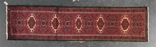 Appraisal: Persian Karaja runner Iran modern x Estimate - Excellent condition