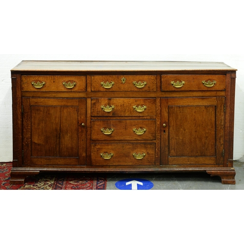 Appraisal: A George III oak dresser North Wales early th c