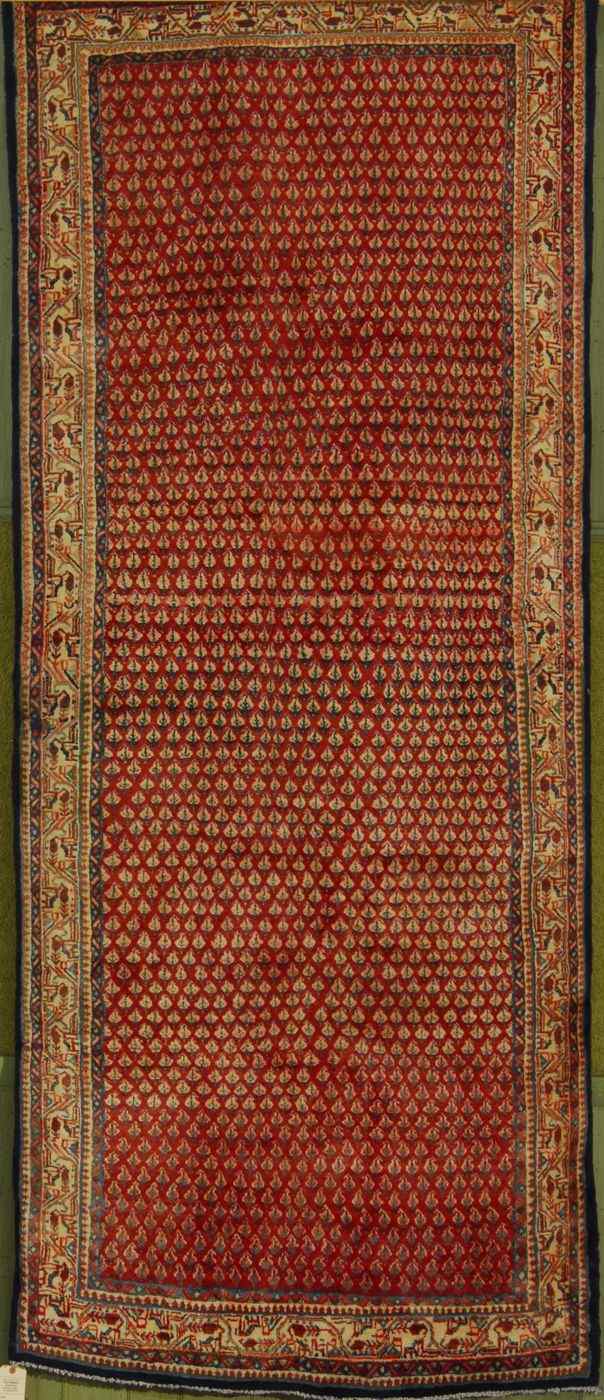 Appraisal: ORIENTAL RUG MIR ' x ' '' Bright red field