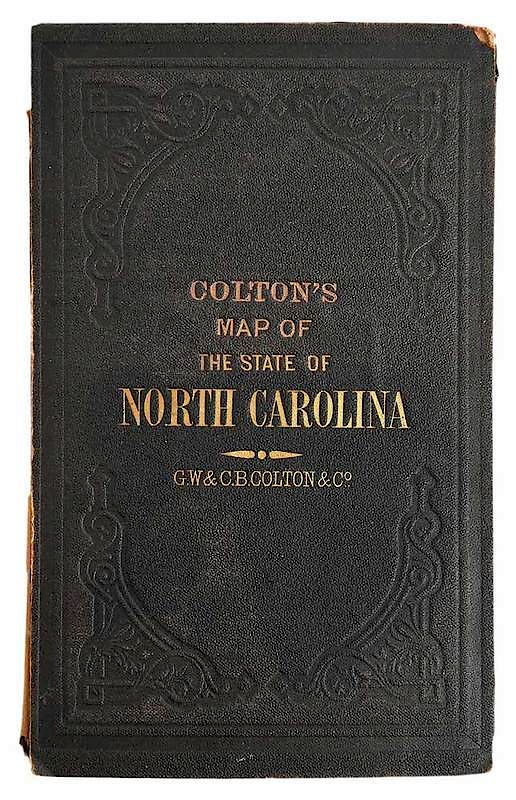 Appraisal: Map of the State of North Carolina with Portions of