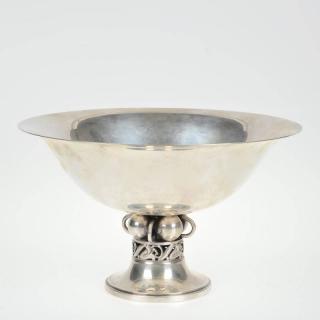 Appraisal: Dunham Art Nouveau sterling compote th c h x dia