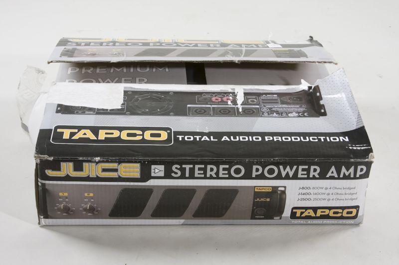 Appraisal: Tapco Model J Power Amplifier serial SL Not tested with