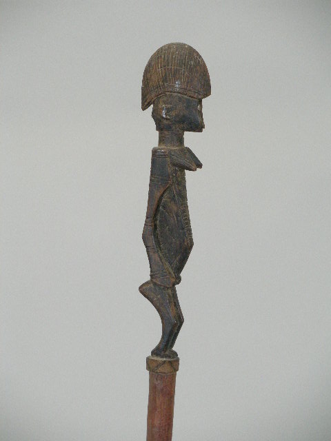 Appraisal: West African Senufo Carved Wooden Scepter Ivory Coast a female