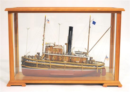 Appraisal: 'Paul Jones'' scale model tug boat largest coastal tug in