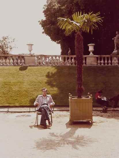 Appraisal: David Hockney b Jean in the Luxembourg Gardens Chromogenic print