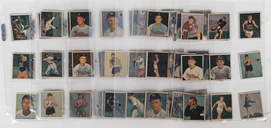 Appraisal: Collection of Berk Ross cards including some of the greatest