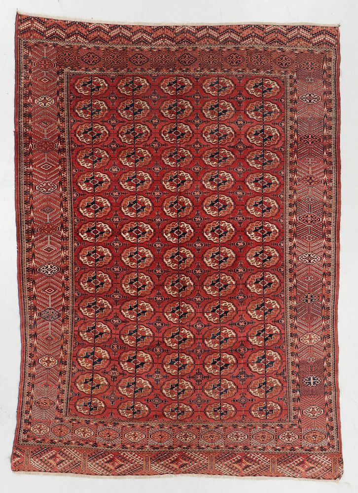 Appraisal: Antique Tekke Main Rug Turkmenistan ' '' x ' ''