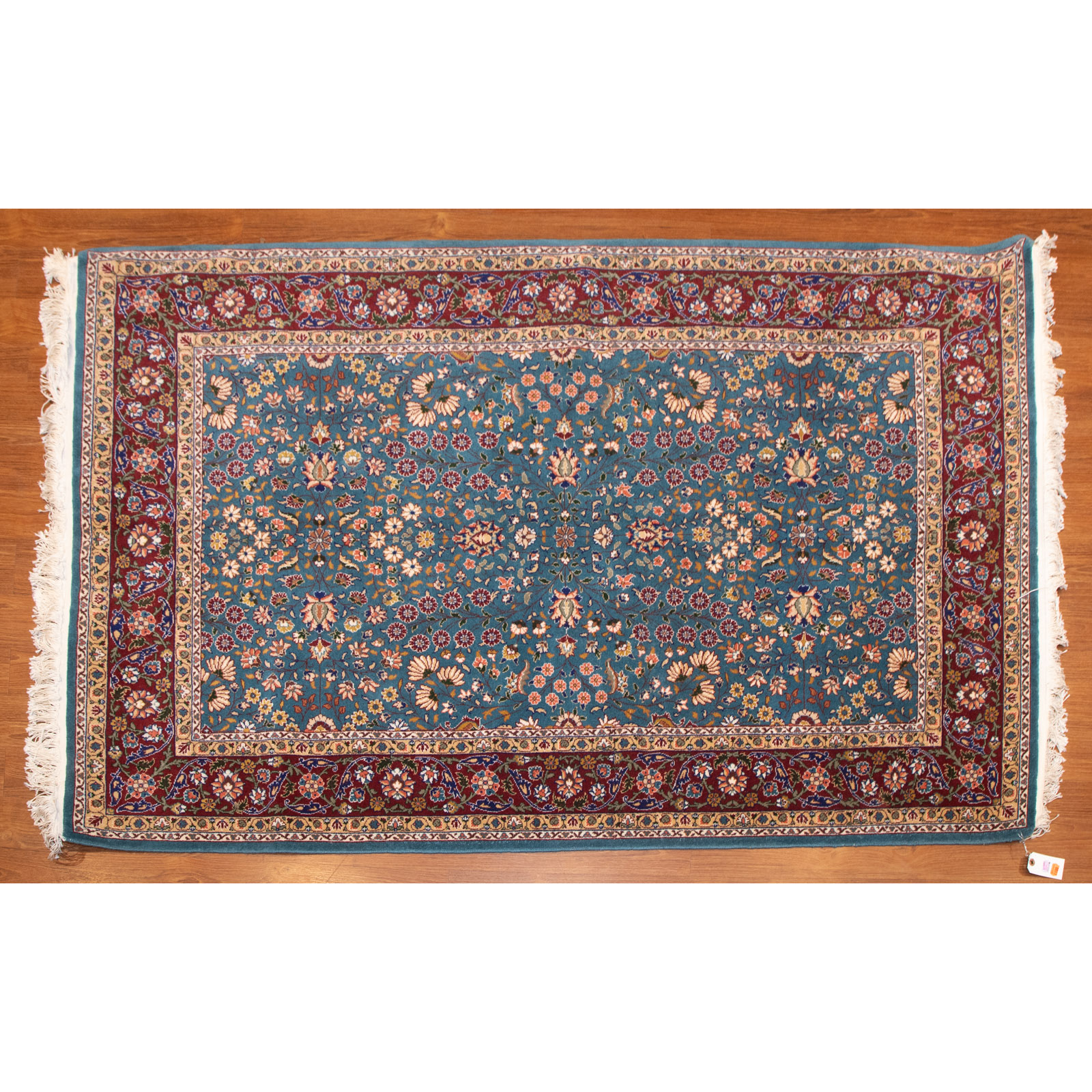 Appraisal: HEREKE RUG TURKEY X Third quarter- th century hand-knotted wool