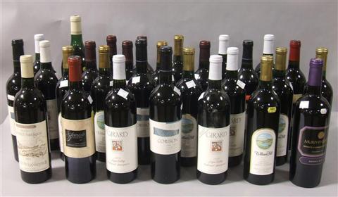 Appraisal: MATURE CABERNET SAUVIGNON COLLECTION Twenty-nine bottles including Girard Reserve and