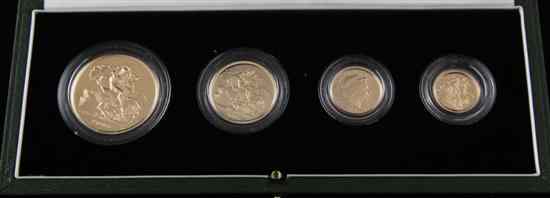 Appraisal: United Kingdom gold coins The United Kingdom gold proof four