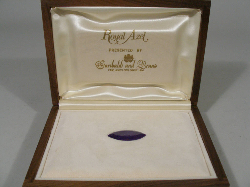 Appraisal: Royal Azel Sugilite Gemstone a deep rich purple color this