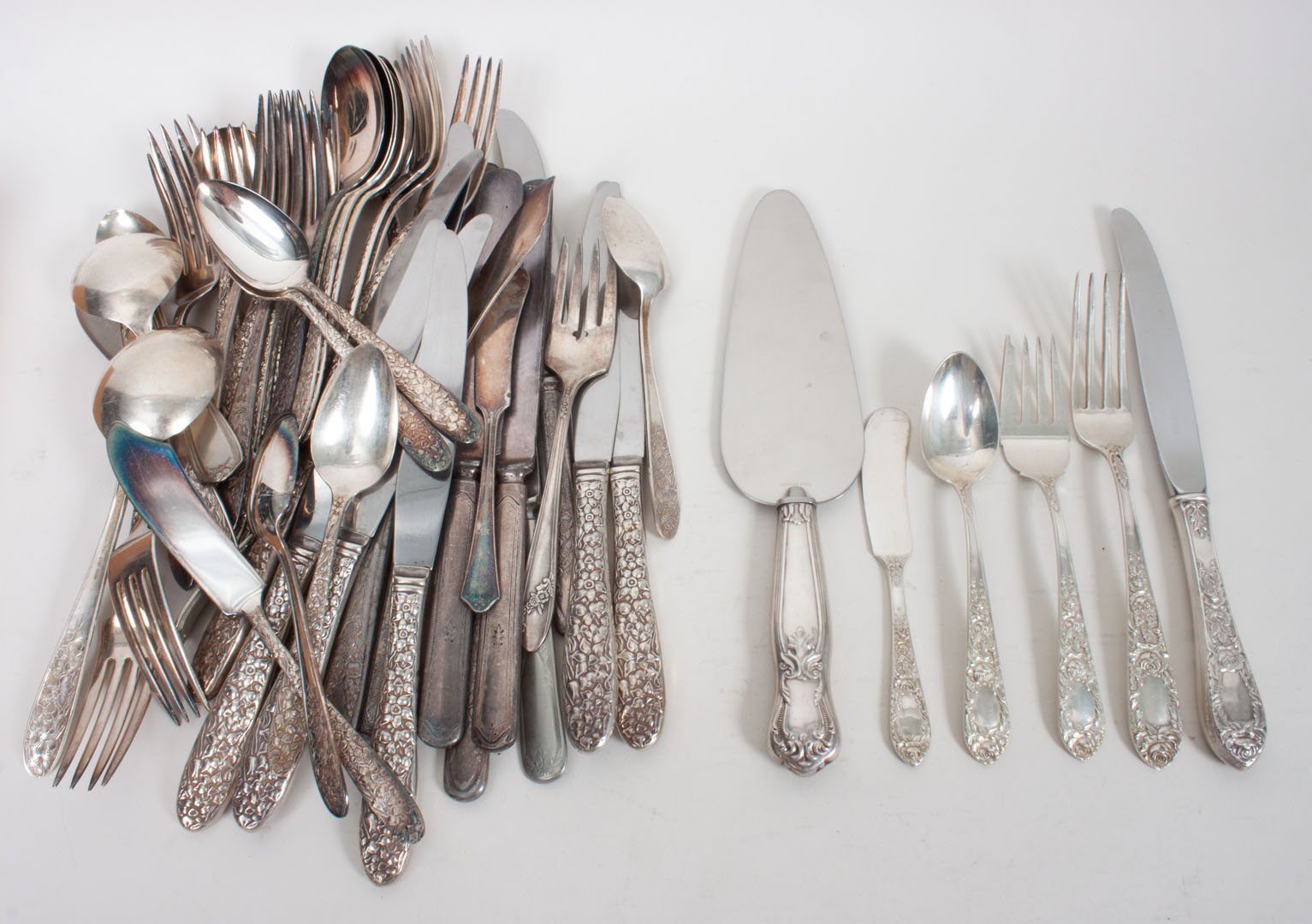 Appraisal: S Kirk Son sterling silver flatware in the Rose pattern