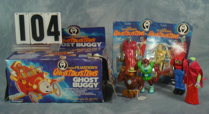 Appraisal: Filmations Ghostbuster figures set of mint on card the rest