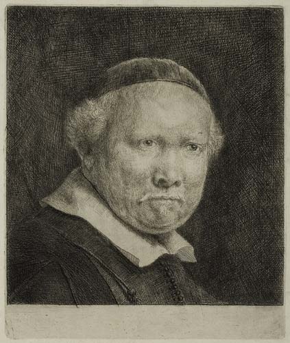 Appraisal: REMBRANDT VAN RIJN Lieven Willemsz van Coppenol Writing Master larger