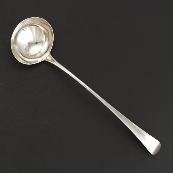 Appraisal: GEORGE III HESTER BATEMAN STERLING SILVER LADLE LONDON CA Sterling