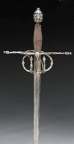 Appraisal: A swept hilt rapier in early th century style The