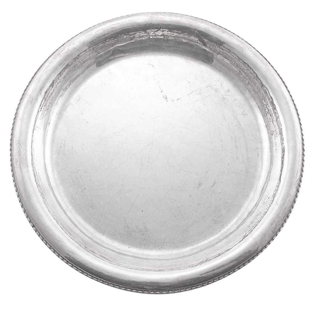 Appraisal: Georg Jensen Sterling Silver Tray Model no C Of shallow