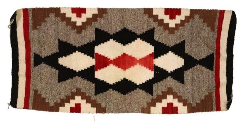 Appraisal: Native American wool rug Navajo approx ' l ' w