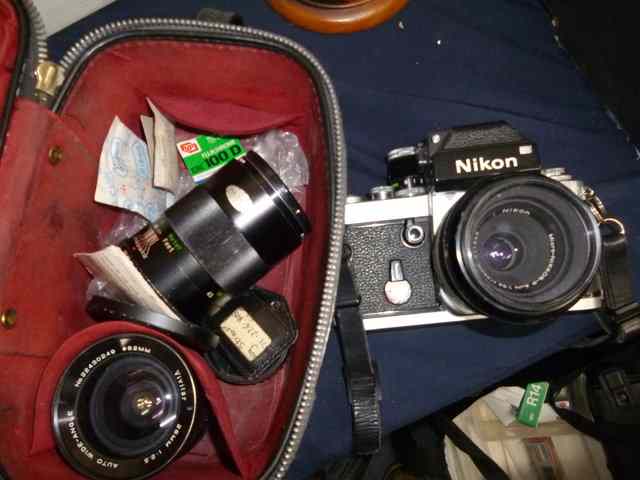 Appraisal: A NIKON MM SLR CAMERA serial No F complete with