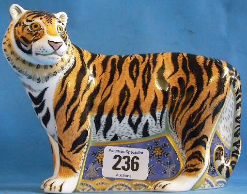 Appraisal: Royal Crown Derby Paperweight Siberian Tiger from the Designers Choice