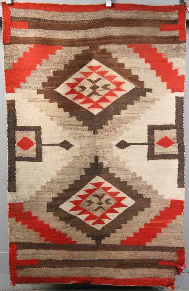 Appraisal: NAVAJO RUG - ' - '' X '- '' Navajo