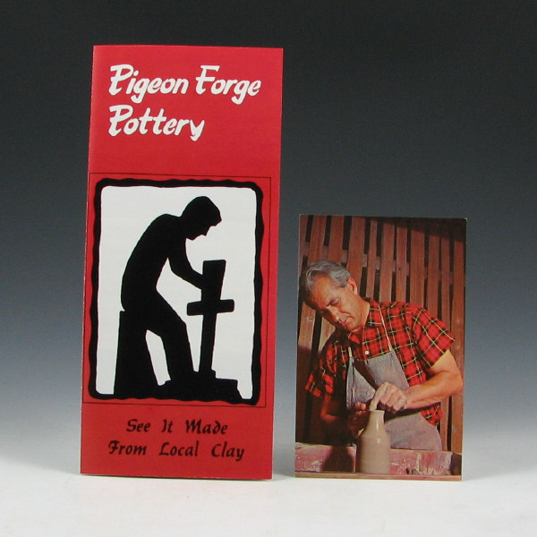 Appraisal: Pigeon Forge Pottery Pamphlet Ferguson Postcard Original Pigeon Forge Pottery