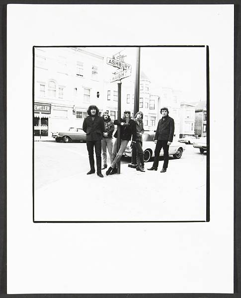 Appraisal: Two Grateful Dead black and white photographs by Herb Greene