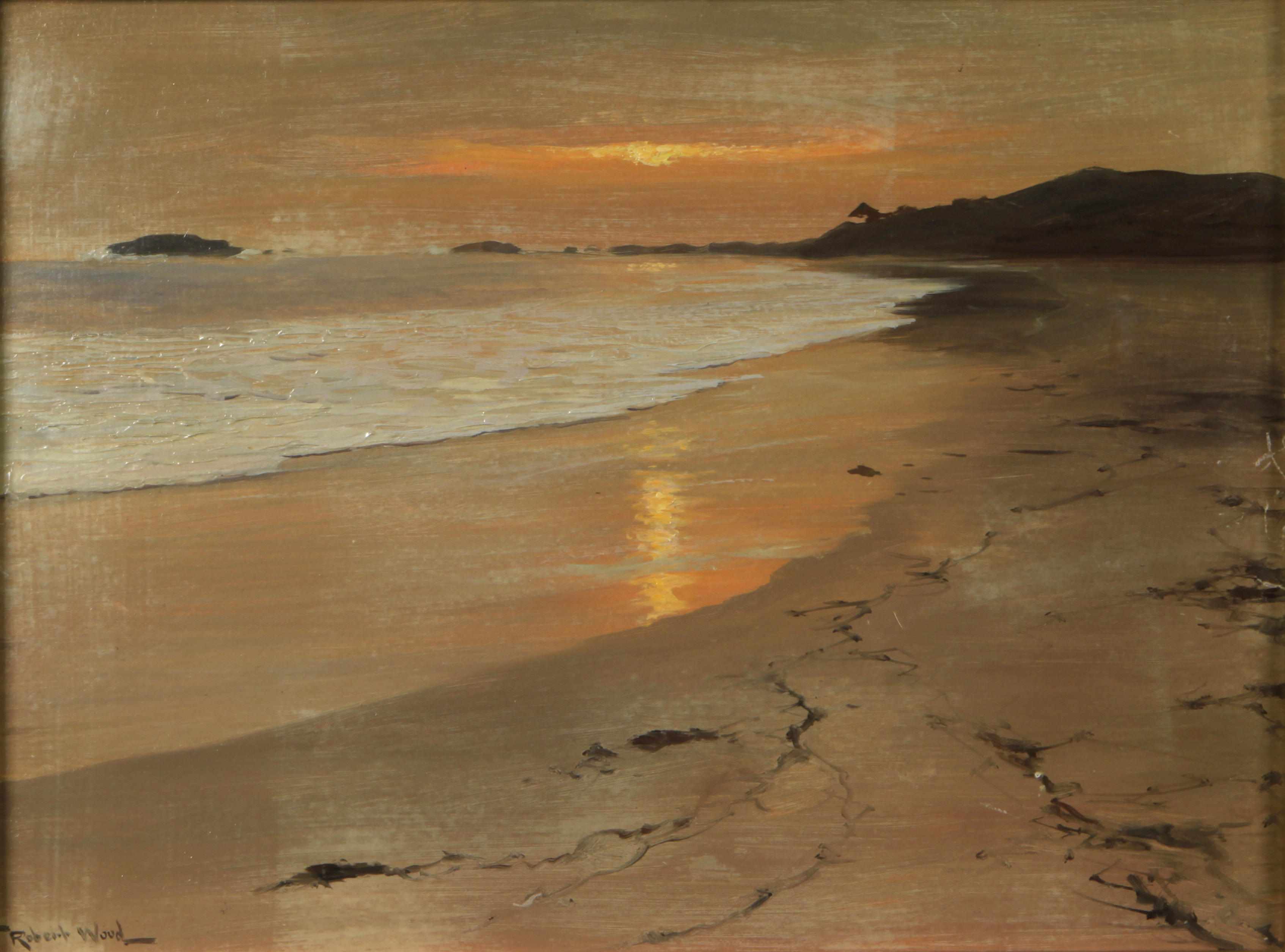 Appraisal: Robert Wood American British - Laguna Sunset from Laguna Hotel