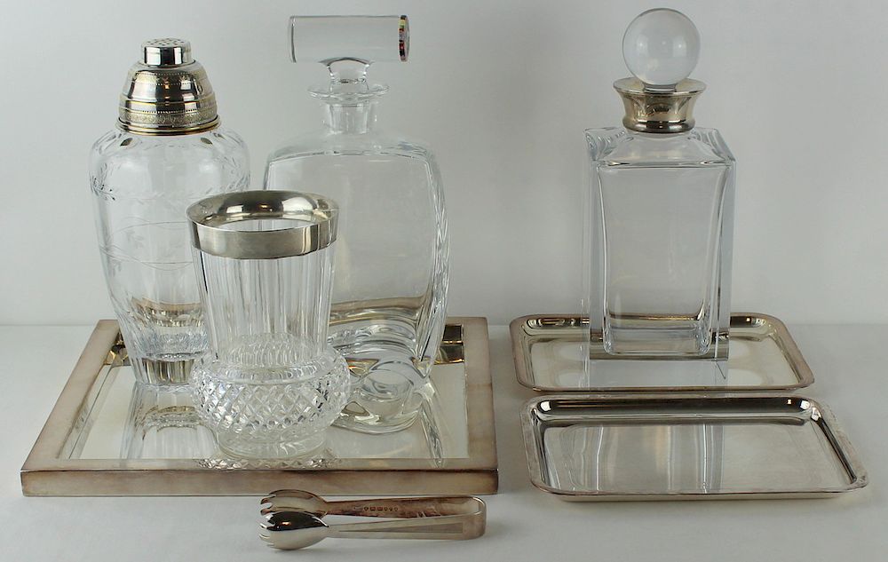 Appraisal: SILVER Assorted Bar Grouping Inc Christofle Includes an English silver