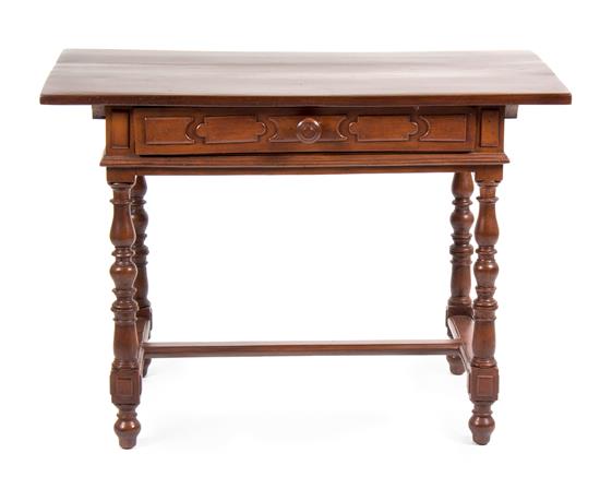 Appraisal: Sale Lot A Baroque Style Side Table having a rectangular