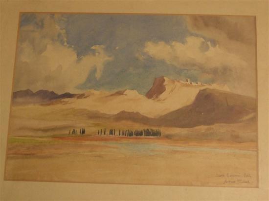 Appraisal: Arthur John Black British - 'Castel Giovanni Sicily' signed and