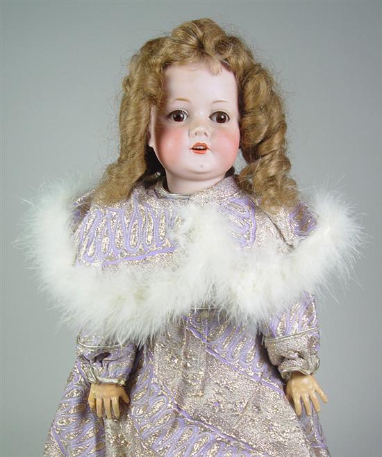 Appraisal: German C M Bergman Girl Doll Circa 's German girl