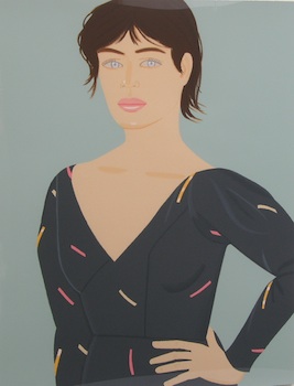 Appraisal: Alex Katz American b Grey Dress Screenprint in colors created