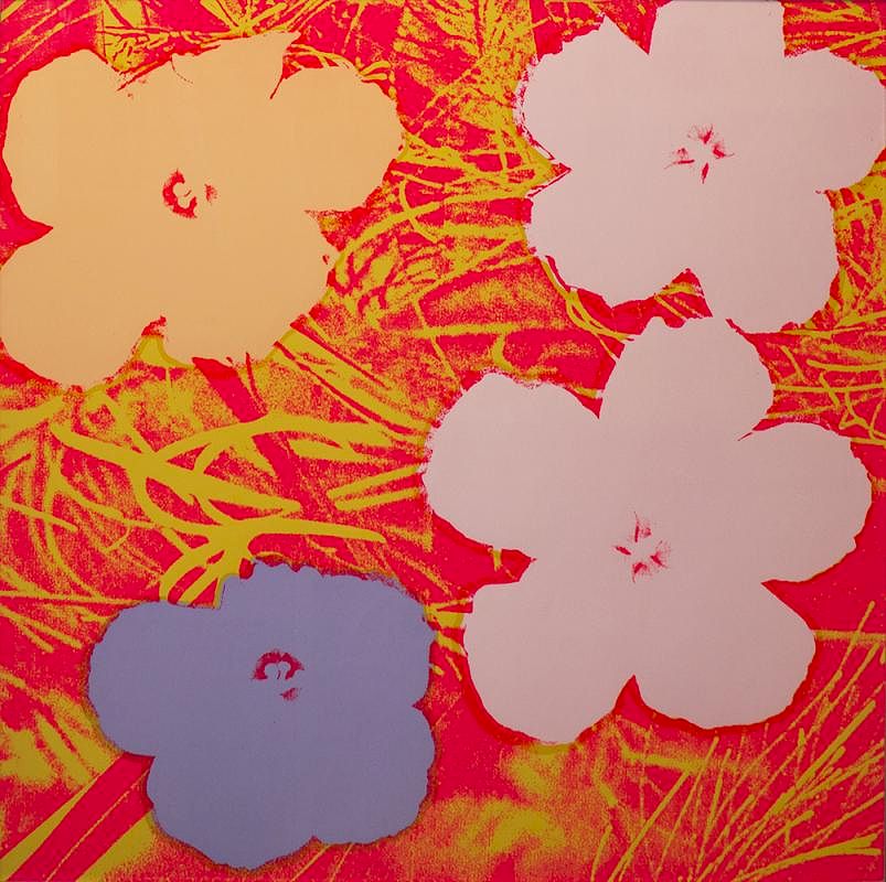 Appraisal: Andy Warhol - Andy Warhol - Flowers Silkscreen From the