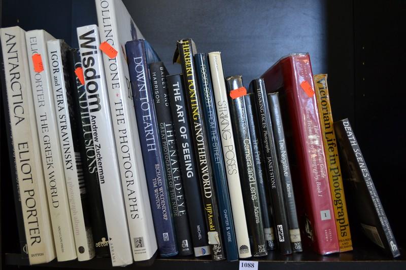 Appraisal: SHELF OF PHOTOGRAPHY REFERENCE BOOKS INCL ANSEL ADAMS AND ELLIOT