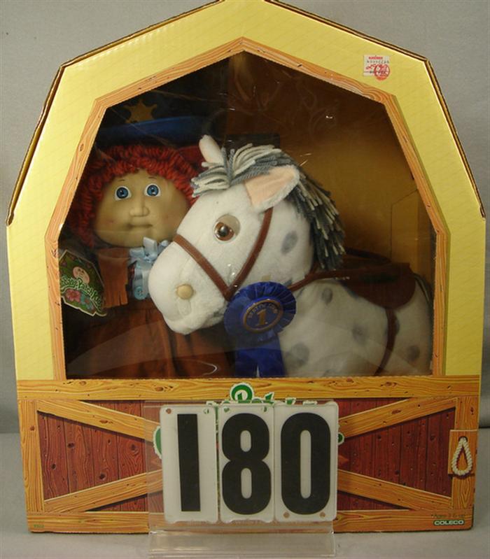 Appraisal: Cabbage Patch Kids Show Pony Doll set mint in original