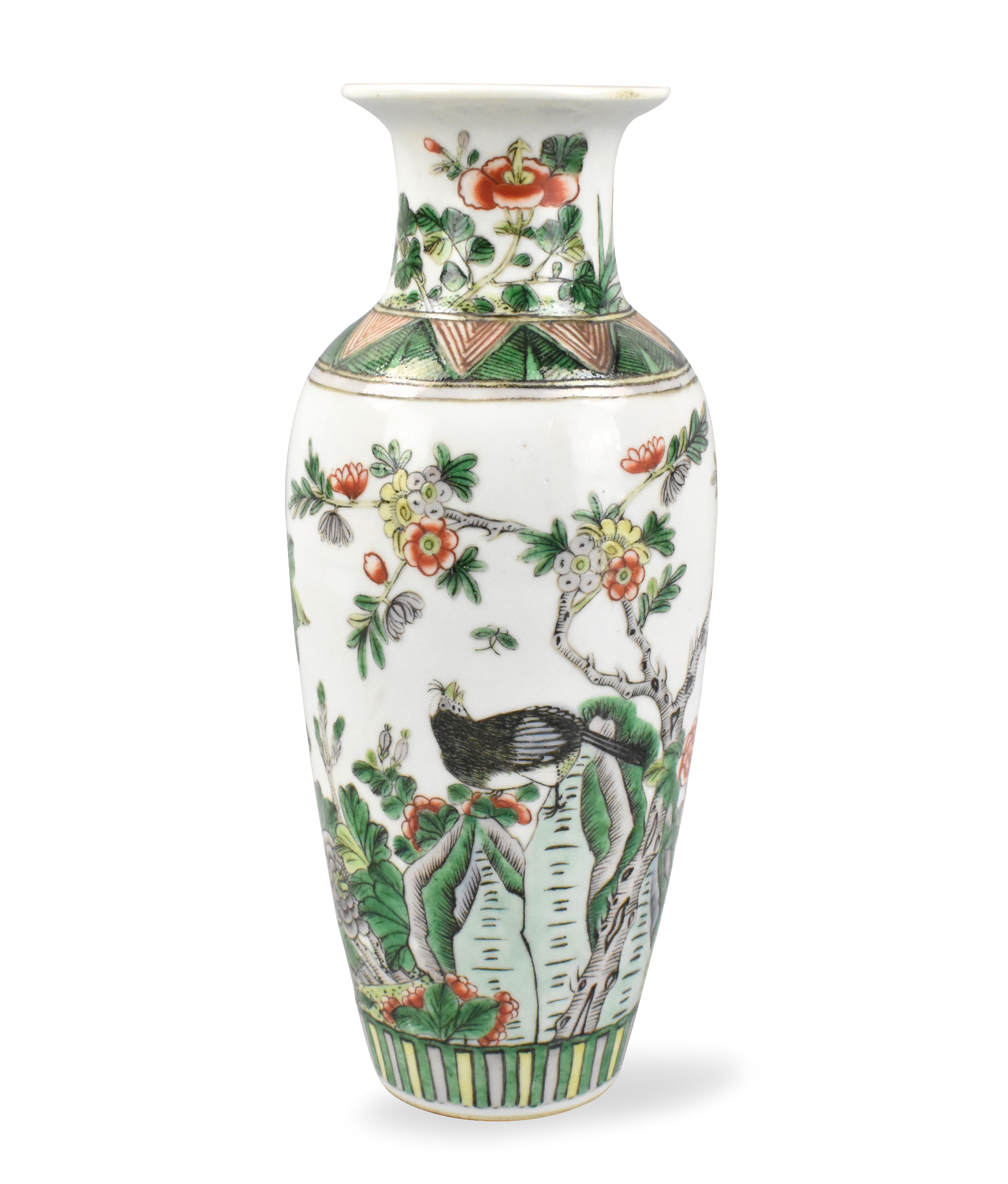 Appraisal: A Chinese famille verte vase with a pheasant dating from