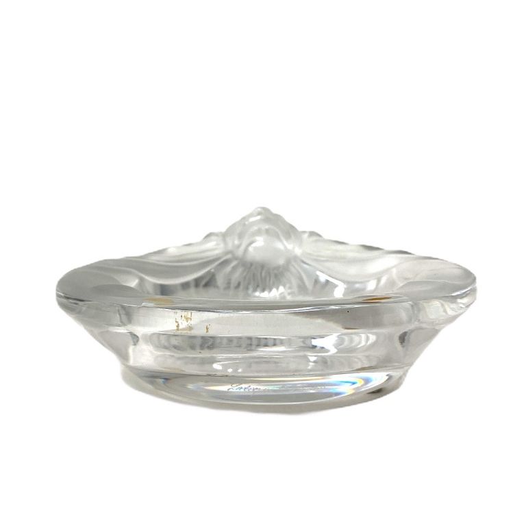 Appraisal: Lalique Lion Dish Lalique Lion Dish Measures inches diameter